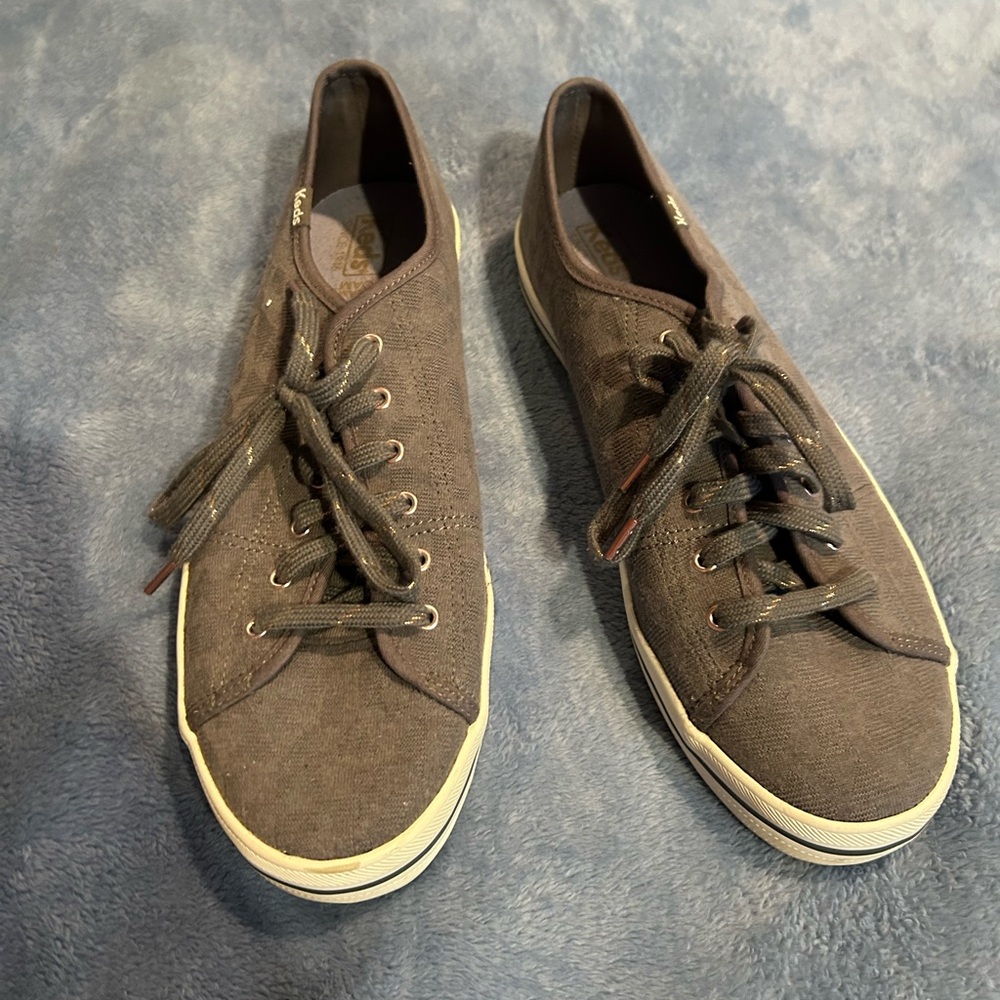 Keds Dark Gray Canvas Lace Ups